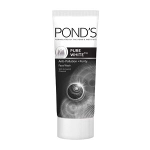 Pond's Pure White Anti-Pollution Activated Charcoal Face Wash-min